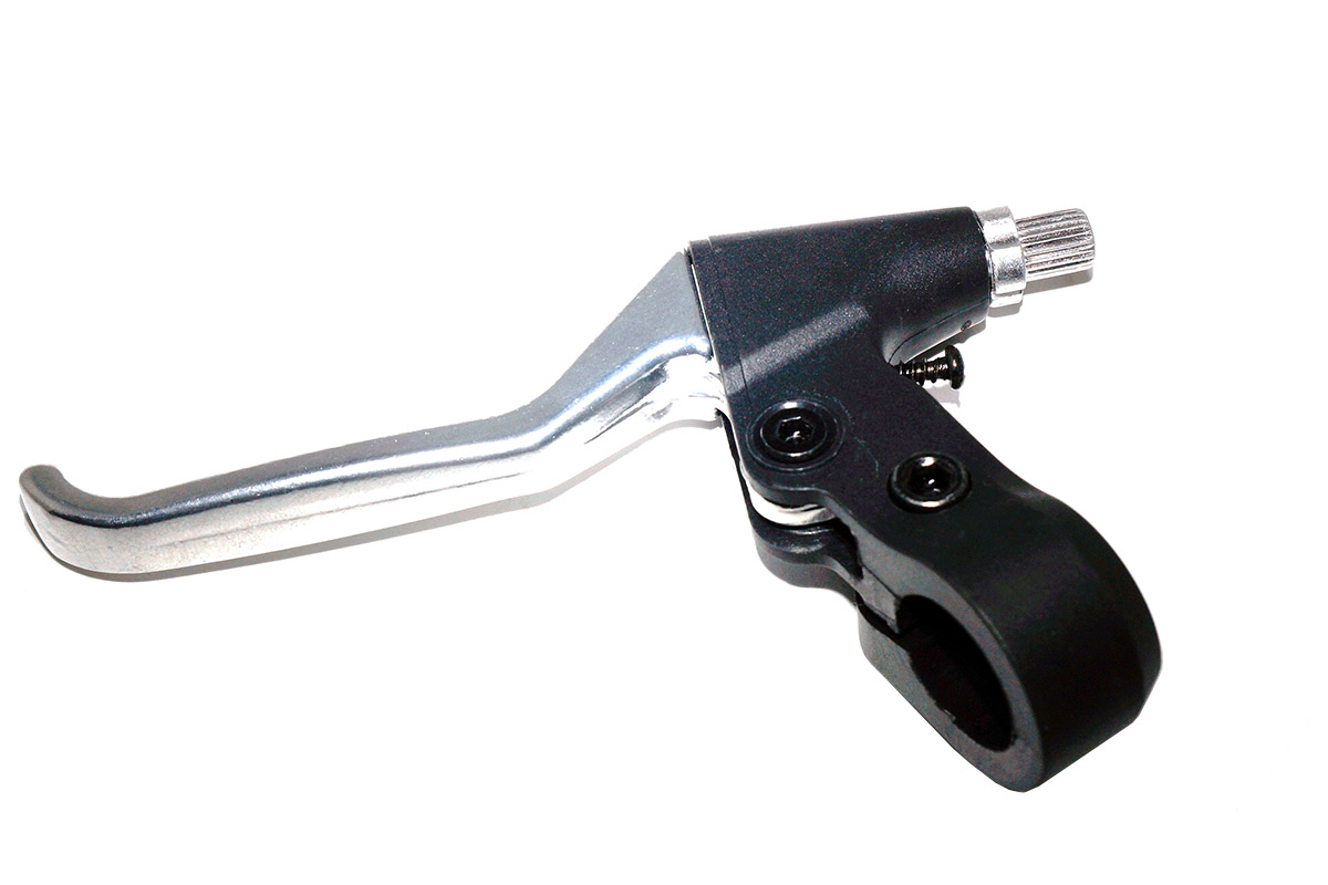 Тормозная ручка левая HAO-338C,2-3 пальца,алюм\пластик